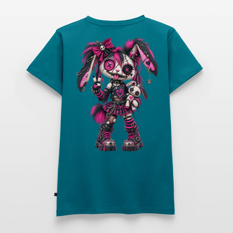 VELVET VEX – Damen Premium T-Shirt - Petrol