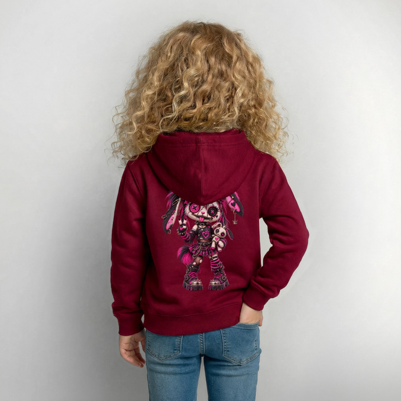 VELVET VEX – Kinder Hoodie - Bordeaux