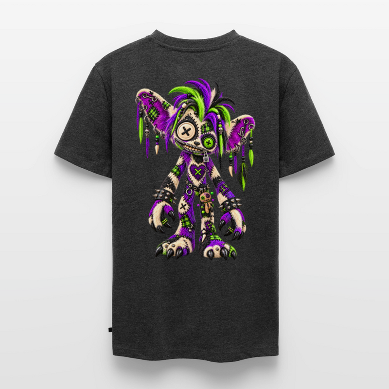 VOODOO VINNIE – Herren Premium T-Shirt - Anthrazit meliert