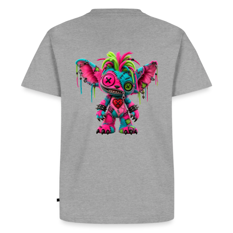 RIOT ROXIE – Herren Premium T-Shirt - Grau meliert