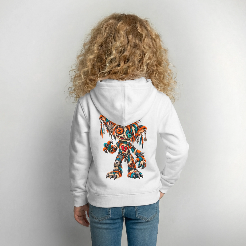 SCRAP JACK – Kinder Hoodie - Weiß