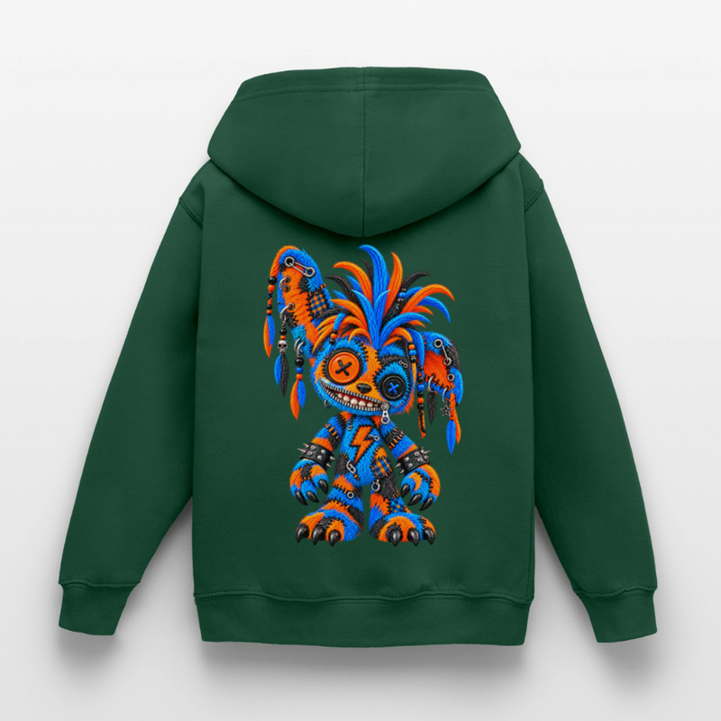 STATIC SPIKE – Kinder Hoodie - Flaschengrün
