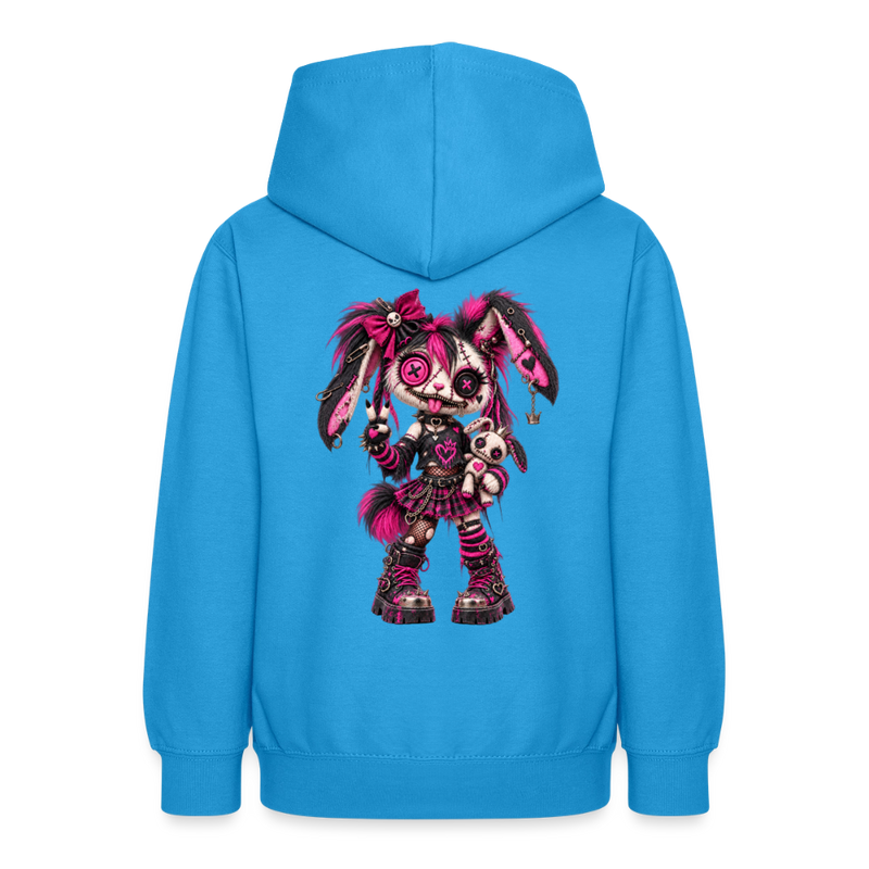 VELVET VEX – Teenie Hoodie - Meeresblau