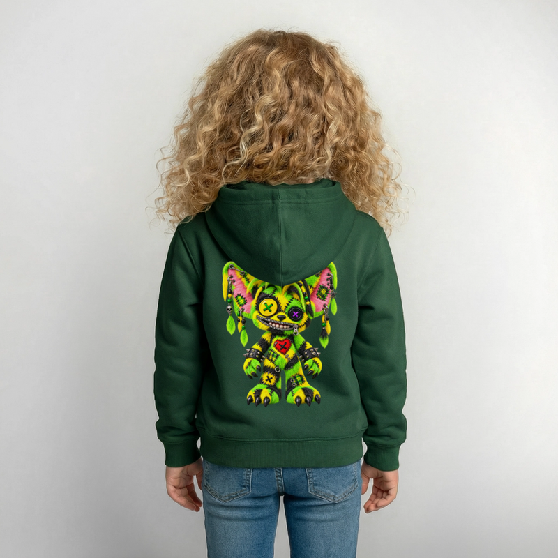 FUZZBALL GREMMY – Kinder Hoodie - Flaschengrün