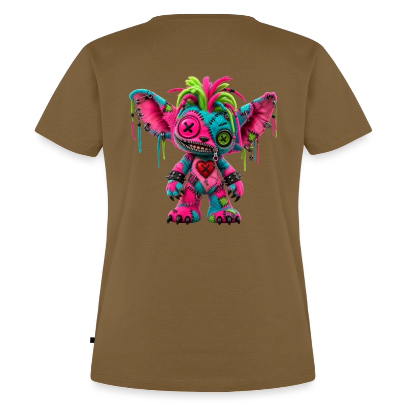 RIOT ROXIE – Damen Premium T-Shirt - Nussbraun