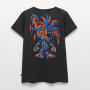 STATIC SPIKE – Damen Premium T-Shirt - Anthrazit meliert