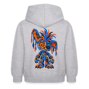 STATIC SPIKE – Kinder Hoodie - Hellgrau meliert