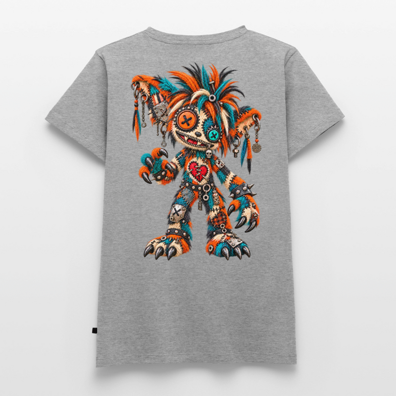 SCRAP JACK – Damen Premium T-Shirt - Grau meliert