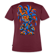 STATIC SPIKE – Damen Premium T-Shirt - Burgunderrot
