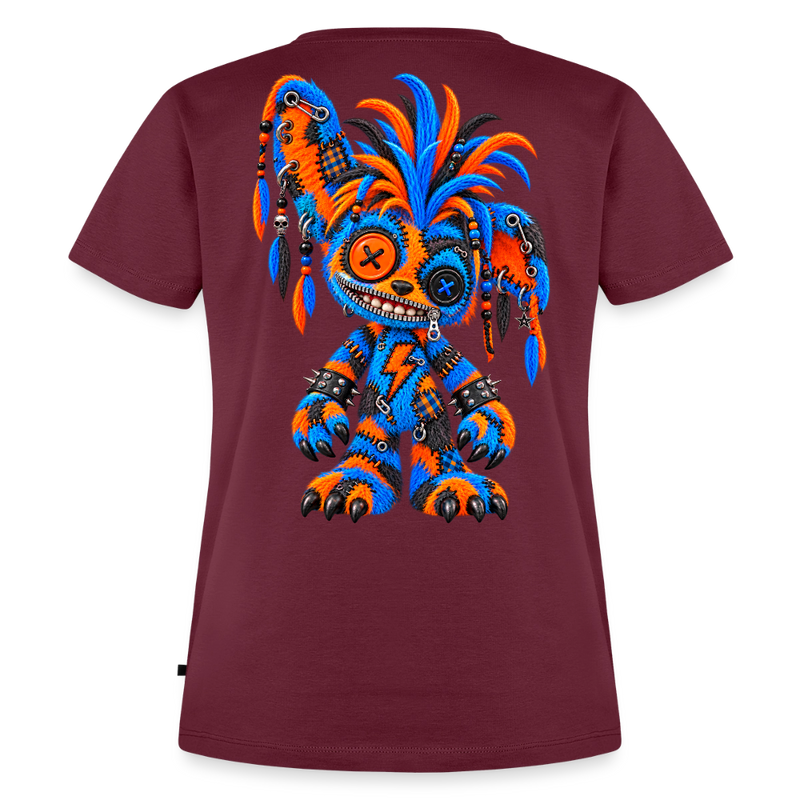 STATIC SPIKE – Damen Premium T-Shirt - Burgunderrot