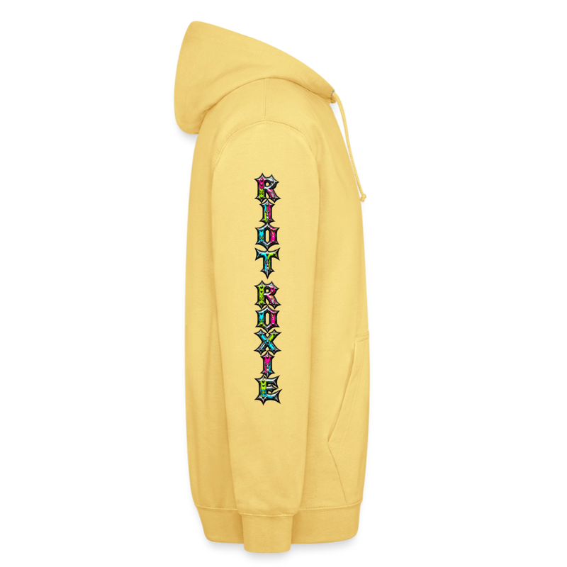 RIOT ROXIE – Herren / Unisex Hoodie - Zitronengelb