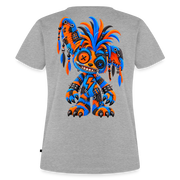 STATIC SPIKE – Damen Premium T-Shirt - Grau meliert