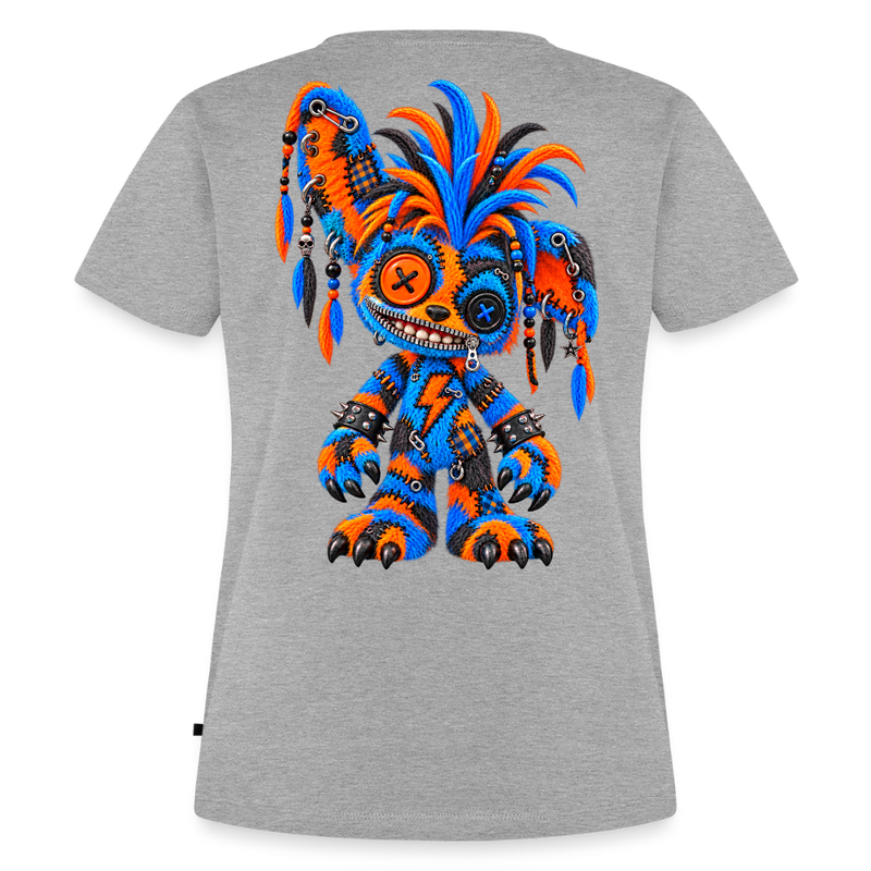 STATIC SPIKE – Damen Premium T-Shirt - Grau meliert