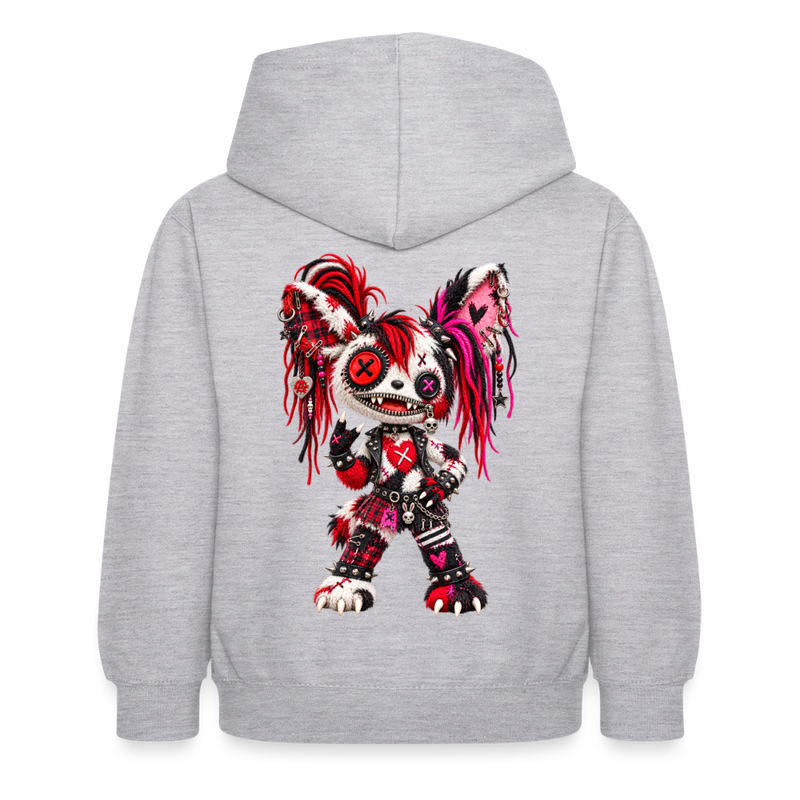 MOSH MOLLY – Kinder Hoodie - Hellgrau meliert