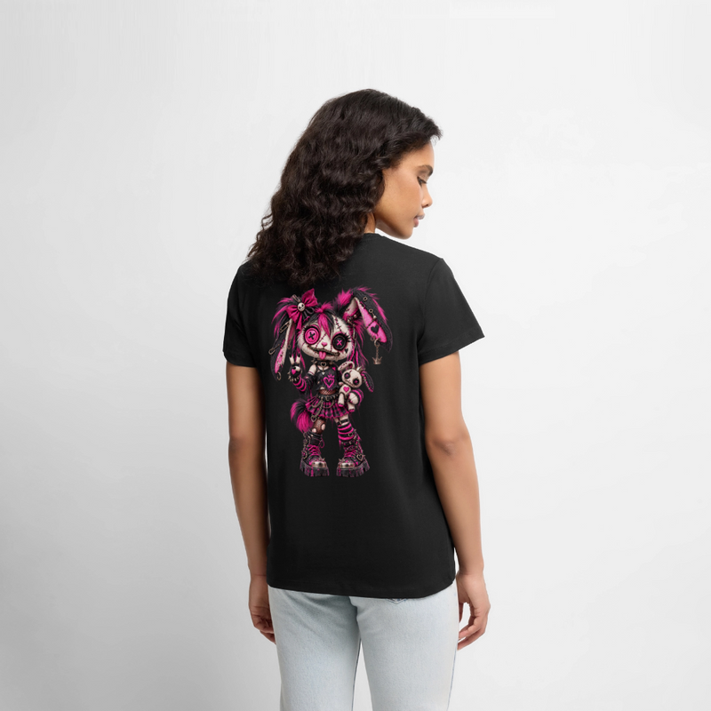 VELVET VEX – Damen Premium T-Shirt - Schwarz