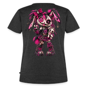 VELVET VEX – Damen Premium T-Shirt - Anthrazit meliert
