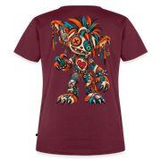 SCRAP JACK – Damen Premium T-Shirt - Burgunderrot