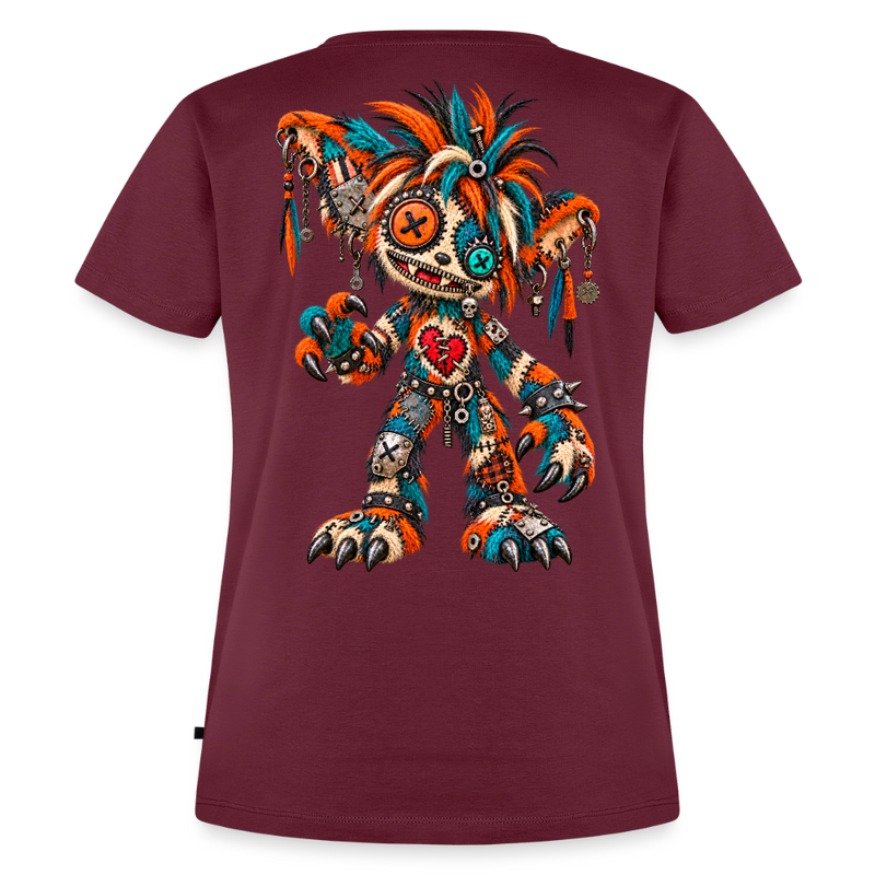 SCRAP JACK – Damen Premium T-Shirt - Burgunderrot