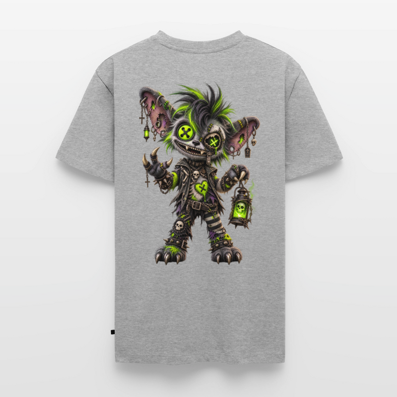 GRAVEYARD GIZZ – Herren Premium T-Shirt - Grau meliert