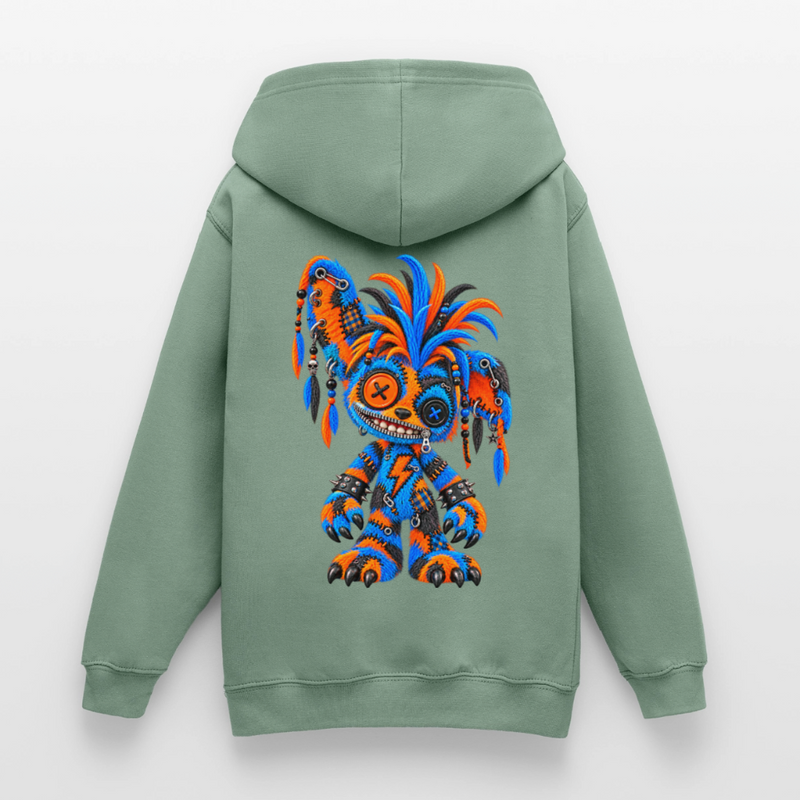STATIC SPIKE – Teenie Hoodie - Graugrün