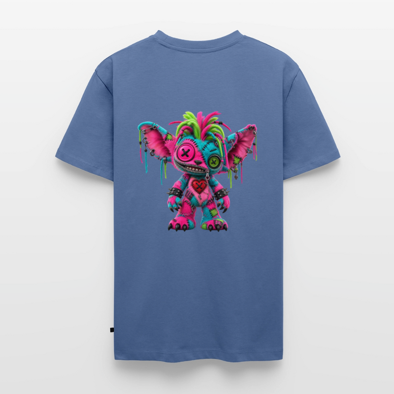 RIOT ROXIE – Herren Premium T-Shirt - Taubenblau