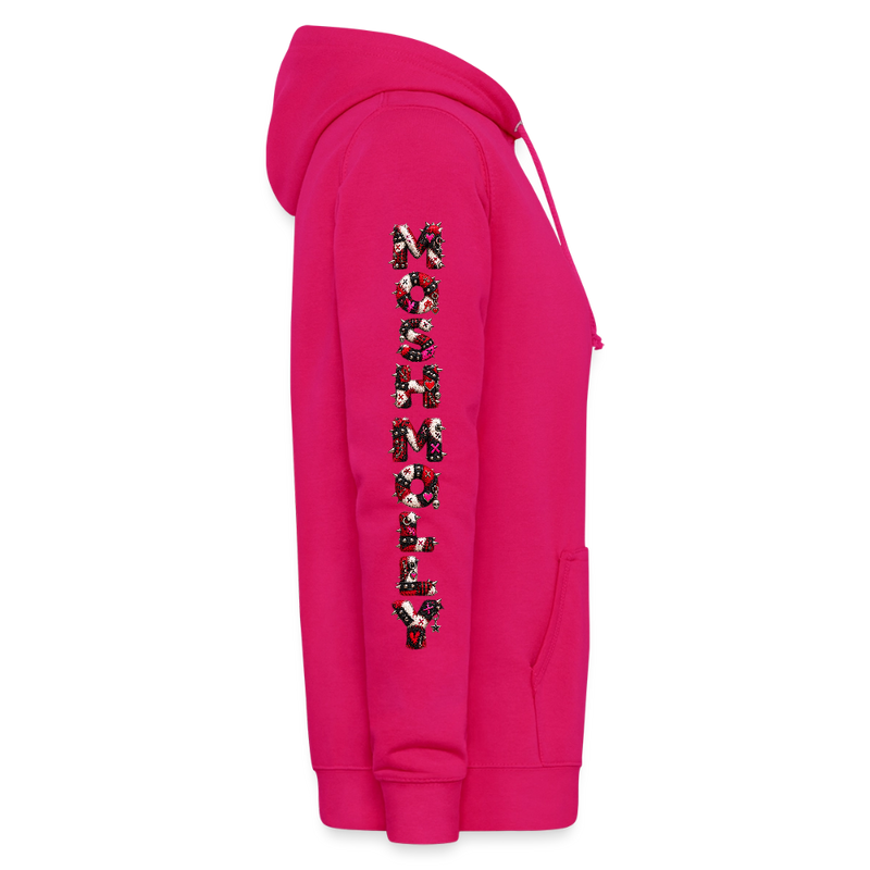 MOSH MOLLY – Damen Hoodie - dunkles Pink