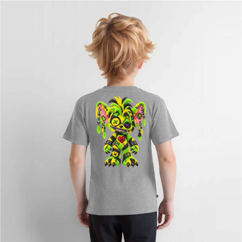 FUZZBALL GREMMY – Kinder Premium T-Shirt - Grau meliert