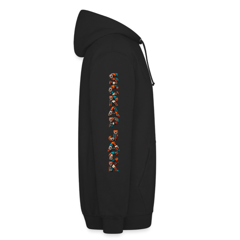 SCRAP JACK – Herren / Unisex Hoodie - Schwarz
