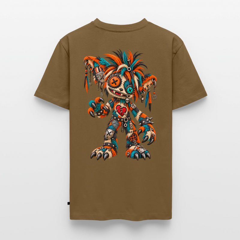 SCRAP JACK – Herren Premium T-Shirt - Nussbraun