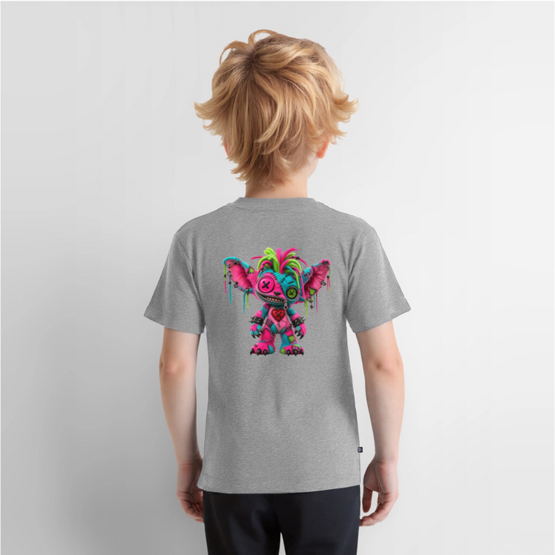 RIOT ROXIE – Kinder Premium T-Shirt - Grau meliert