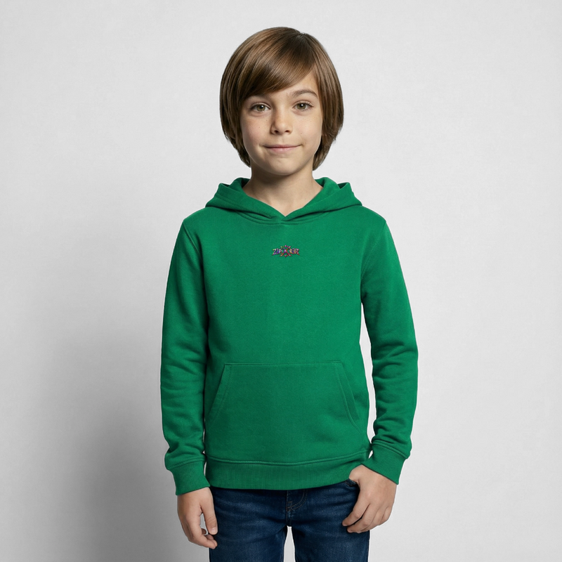VELVET VEX – Kinder Hoodie - Kelly Green