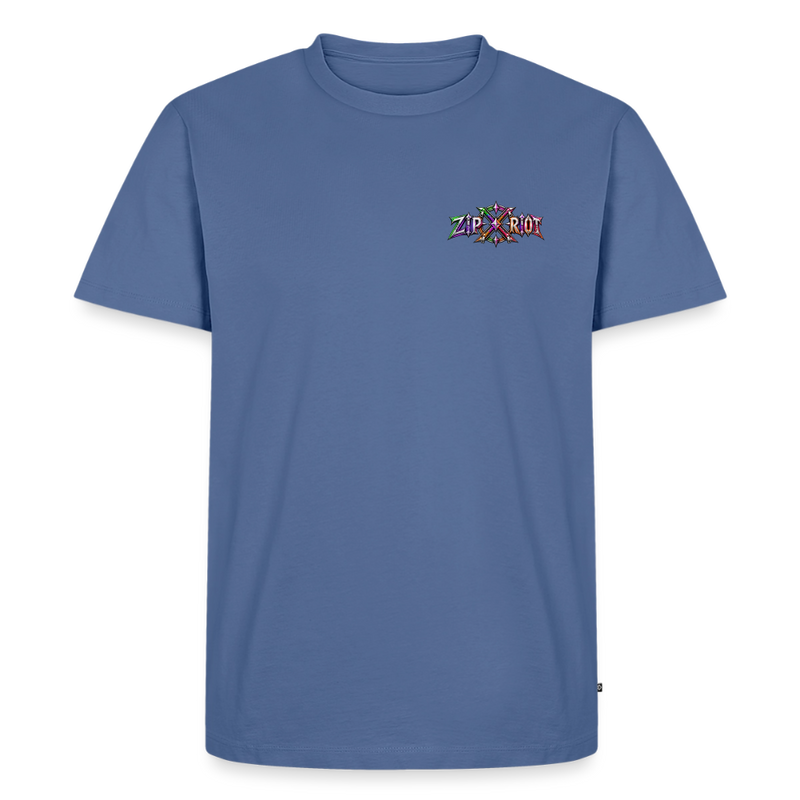 RIOT ROXIE – Herren Premium T-Shirt - Taubenblau