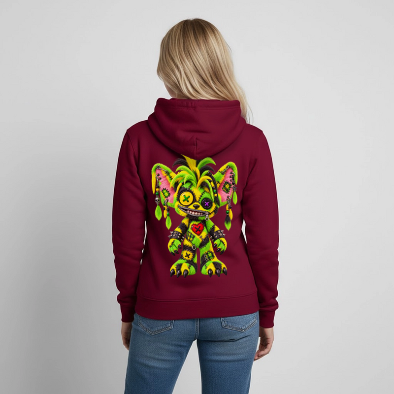 FUZZBALL GREMMY – Damen Hoodie - Bordeaux