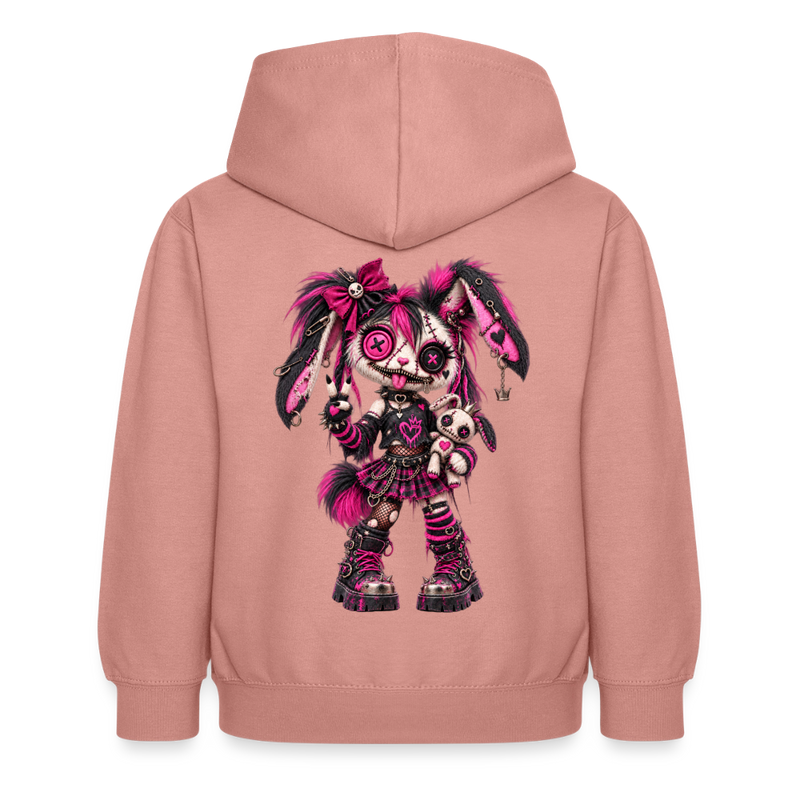 VELVET VEX – Kinder Hoodie - Altrosa