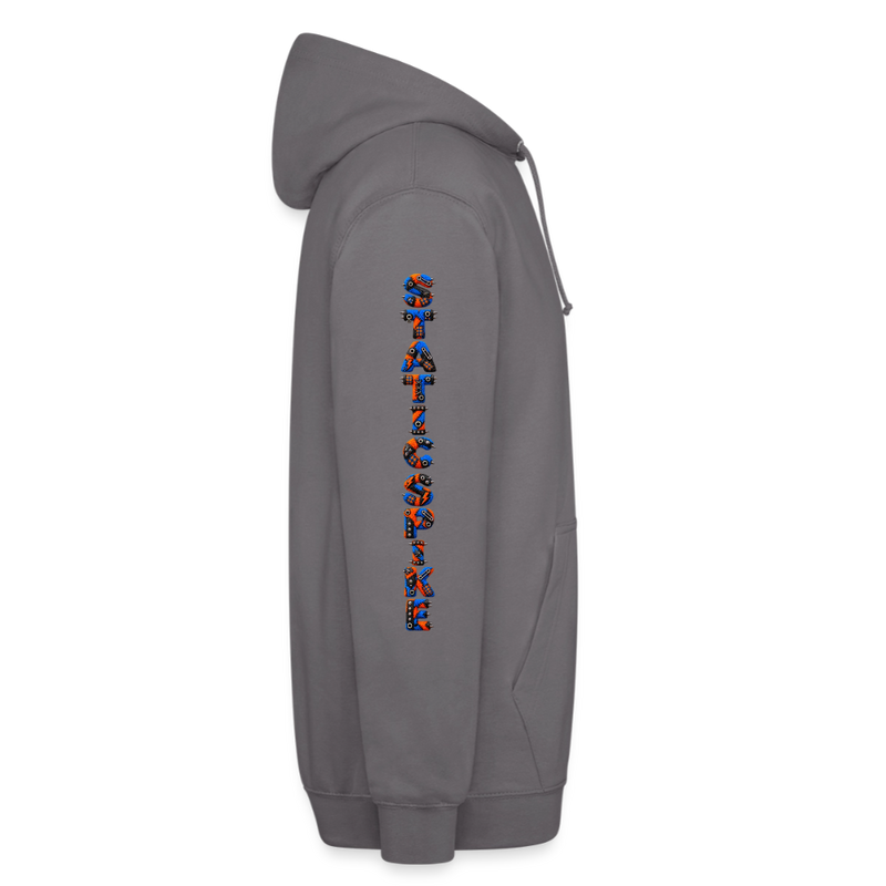 STATIC SPIKE – Herren / Unisex Hoodie - Mittelgrau