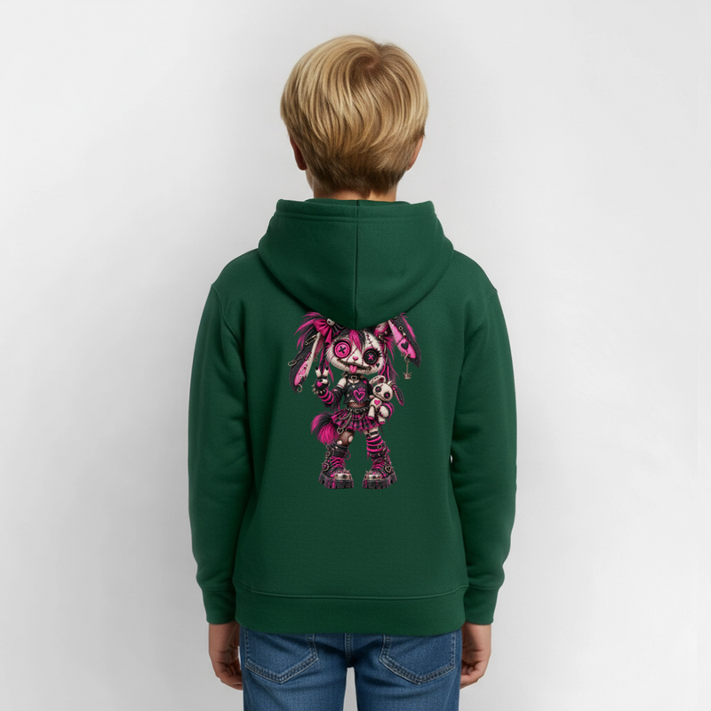 VELVET VEX – Teenie Hoodie - Flaschengrün