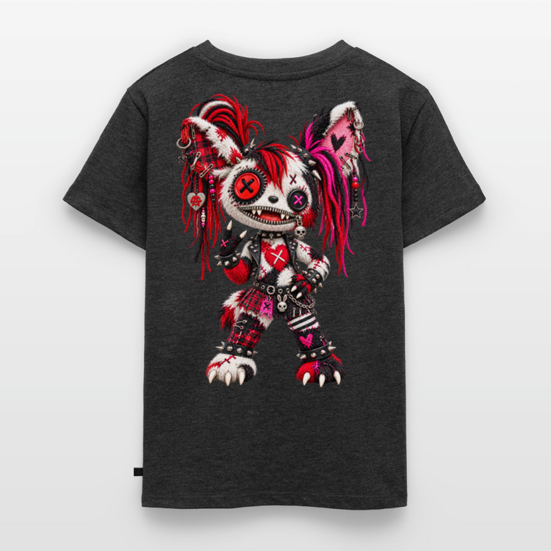 MOSH MOLLY – Kinder Premium T-Shirt - Anthrazit meliert