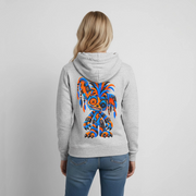 STATIC SPIKE – Damen Hoodie - Hellgrau meliert