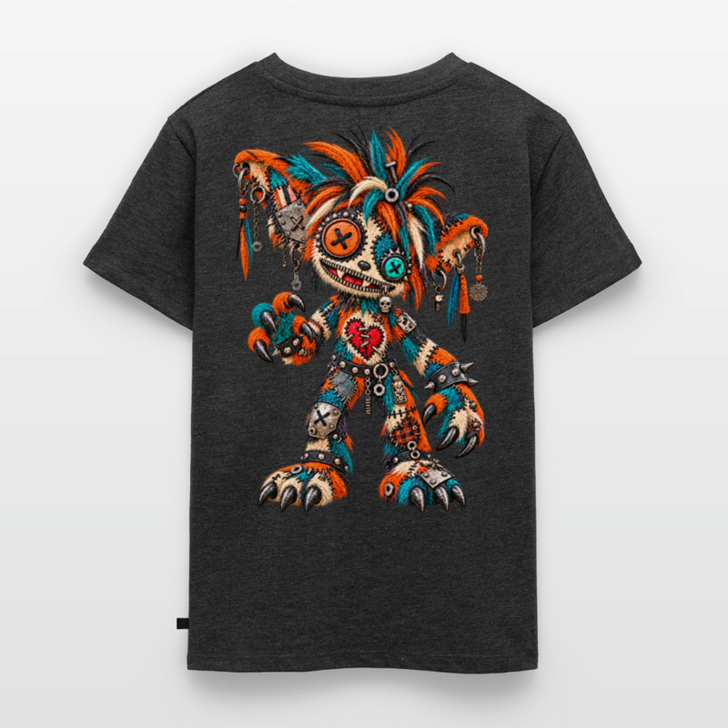 SCRAP JACK – Kinder Premium T-Shirt - Anthrazit meliert