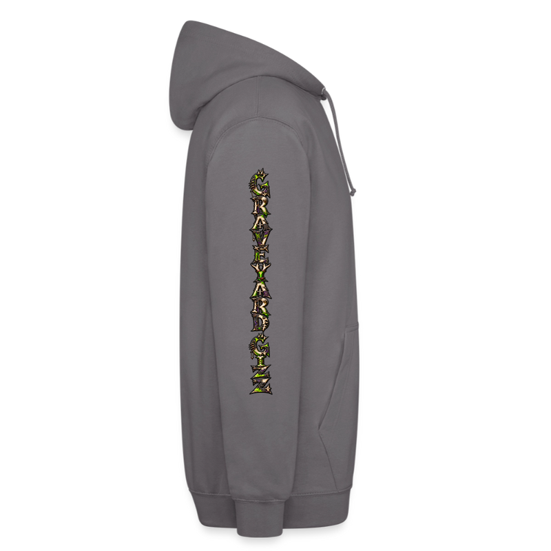 GRAVEYARD GIZZ – Herren / Unisex Hoodie - Mittelgrau
