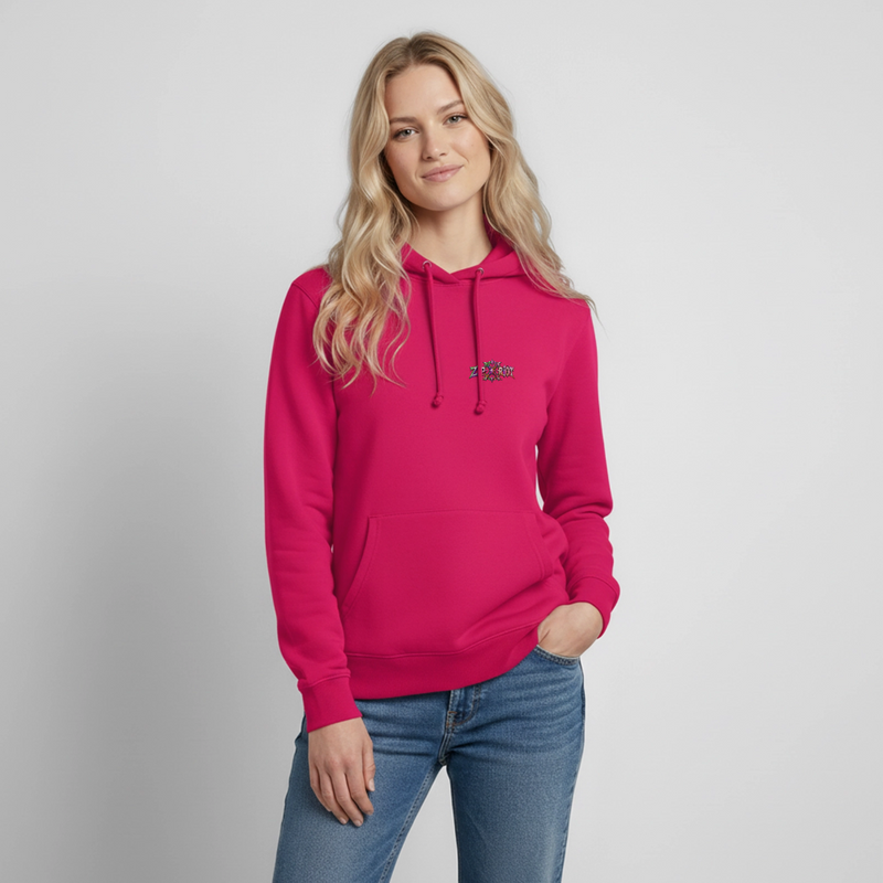 FUZZBALL GREMMY – Damen Hoodie - dunkles Pink