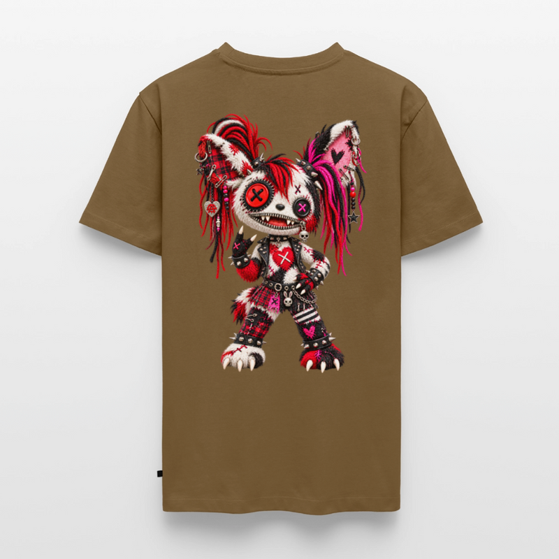 MOSH MOLLY – Herren Premium T-Shirt - Nussbraun