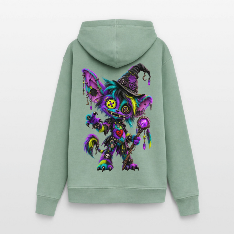 HEXIE HAZE – Damen Hoodie - Graugrün