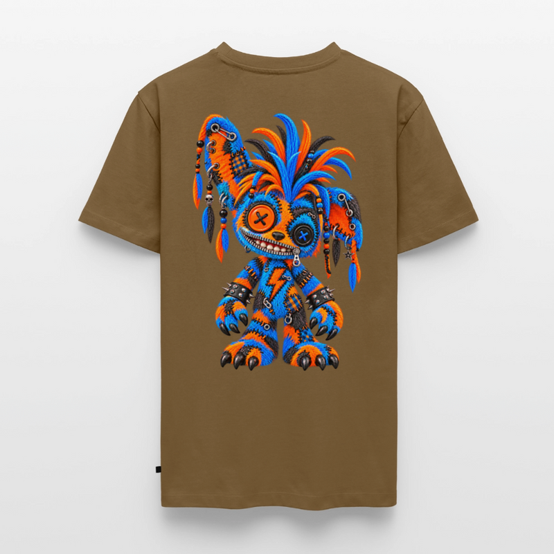 STATIC SPIKE – Herren Premium T-Shirt - Nussbraun