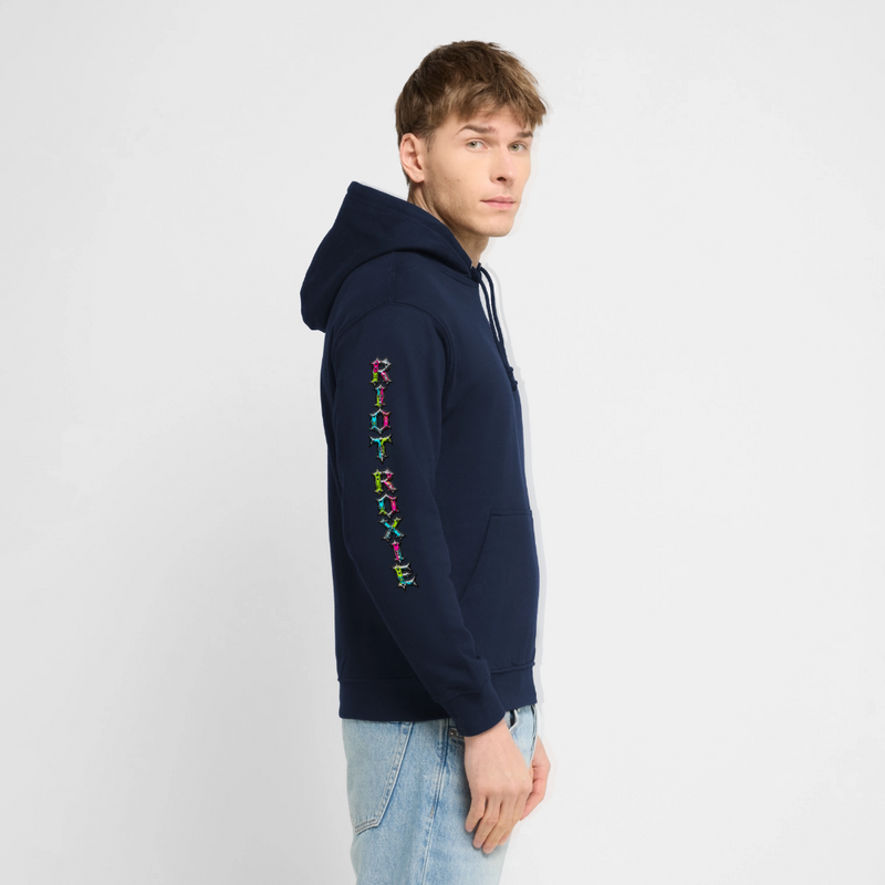 RIOT ROXIE – Herren / Unisex Hoodie - Navy