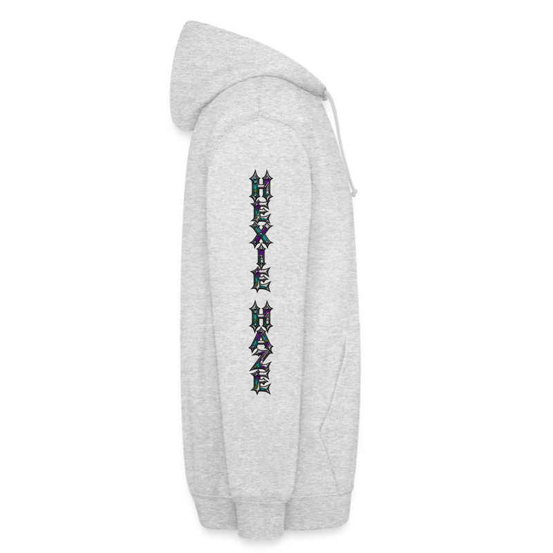 HEXIE HAZE – Herren / Unisex Hoodie - Hellgrau meliert