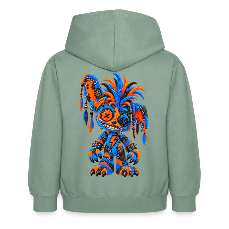 STATIC SPIKE – Kinder Hoodie - Graugrün