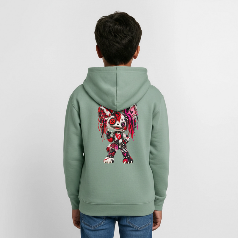 MOSH MOLLY – Teenie Hoodie - Graugrün