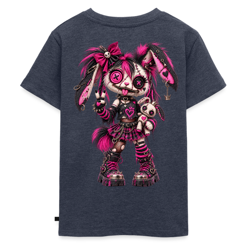 VELVET VEX – Kinder Premium T-Shirt - Jeansblau 