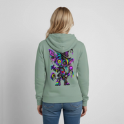HEXIE HAZE – Damen Hoodie - Graugrün